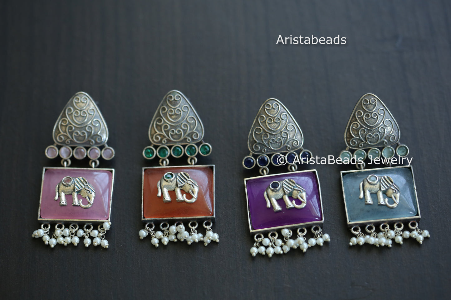 Inspired Elephant Earrings