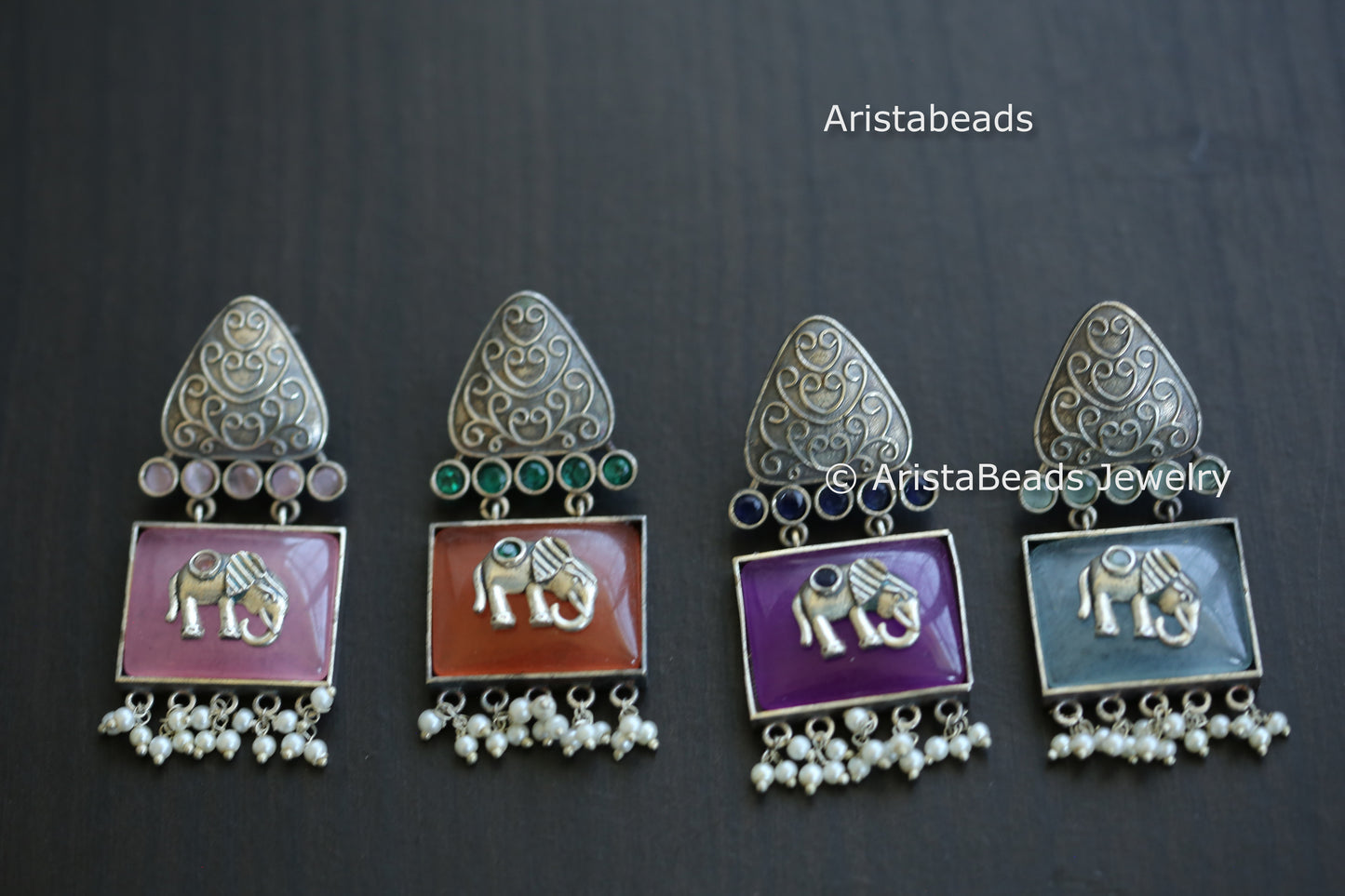 Inspired Elephant Earrings
