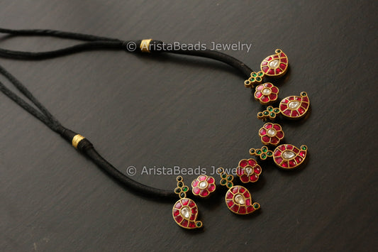 Jadau Kemp Kundan Kanthe Necklace