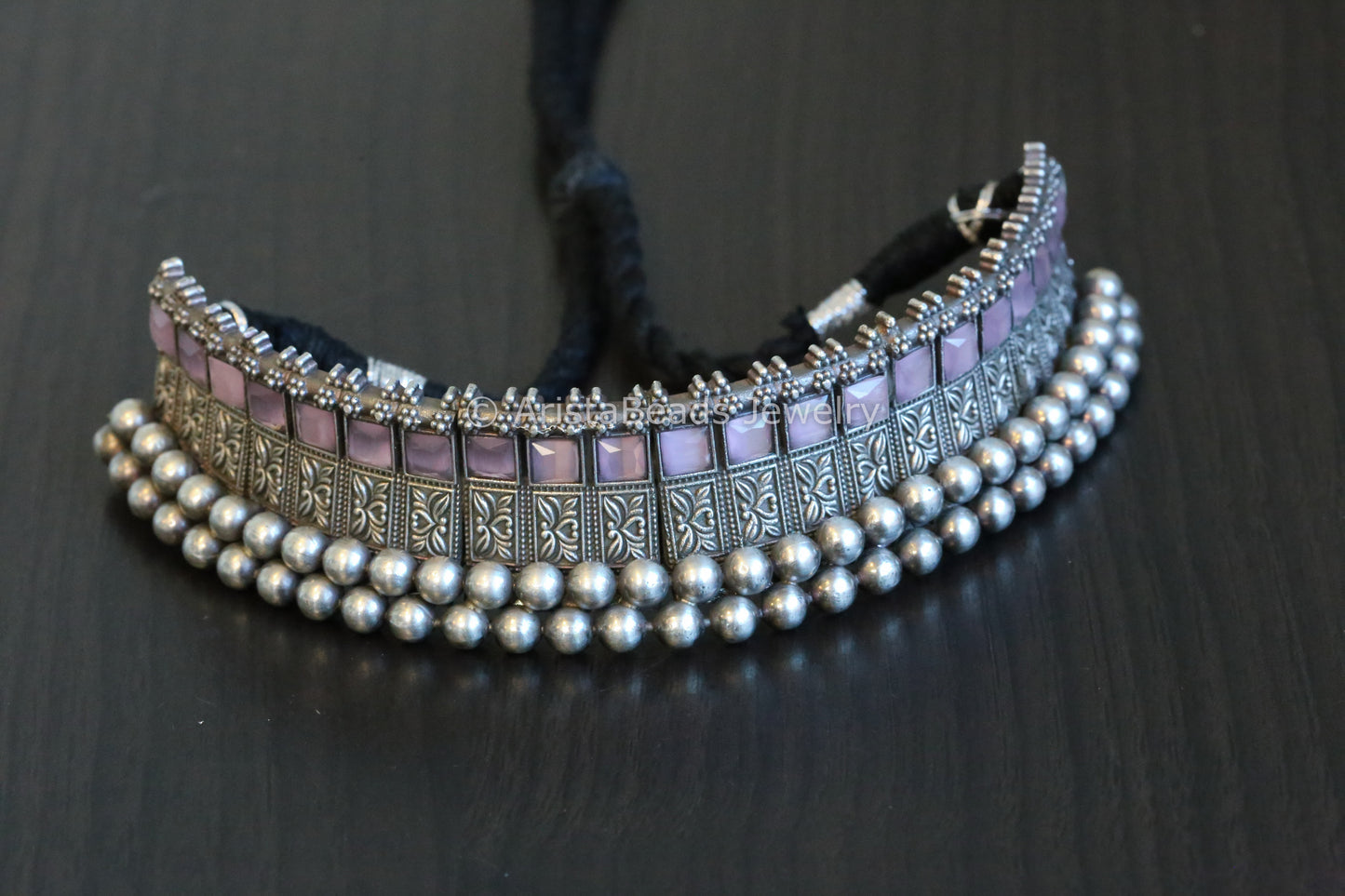Pink Tussi Necklace