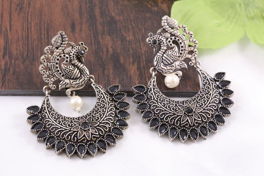 Black Peacock Chandbaali