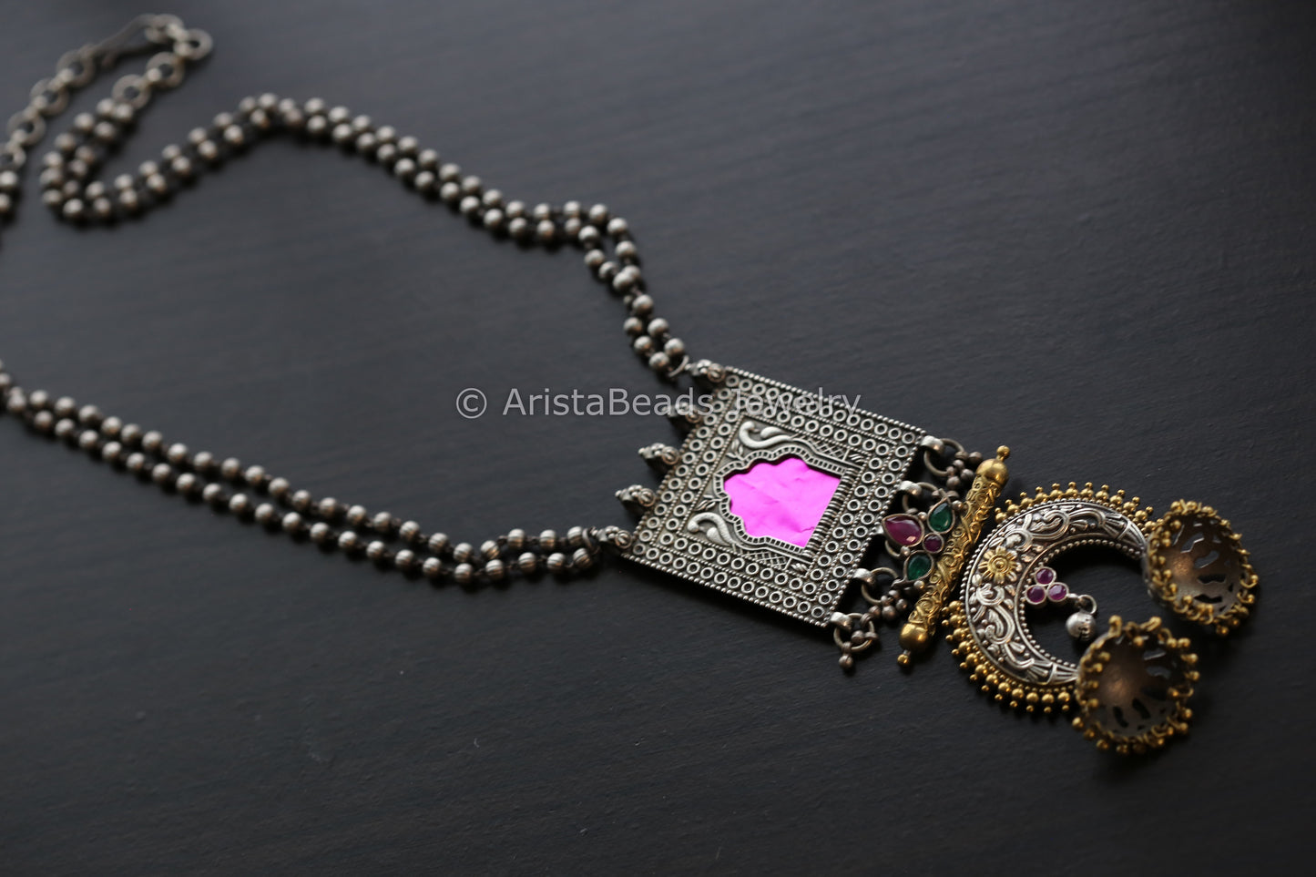 Handmade Jhumka Pendant  Necklace