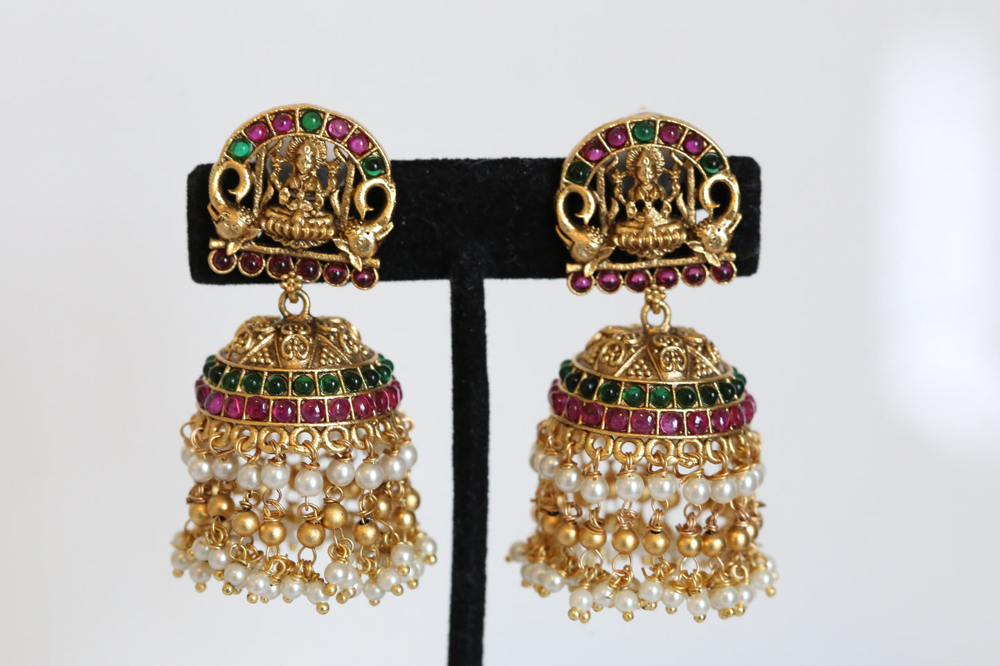 Lakshmi Kemp Jhumka - Multi