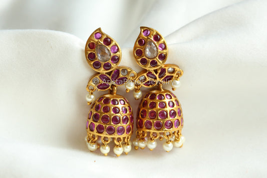 Small Kemp Stone Jhumka