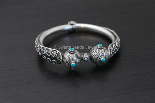 925 Sterling Silver Turquoise  Bangle