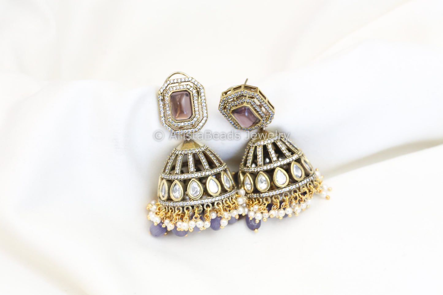 Jhumka - Lavender