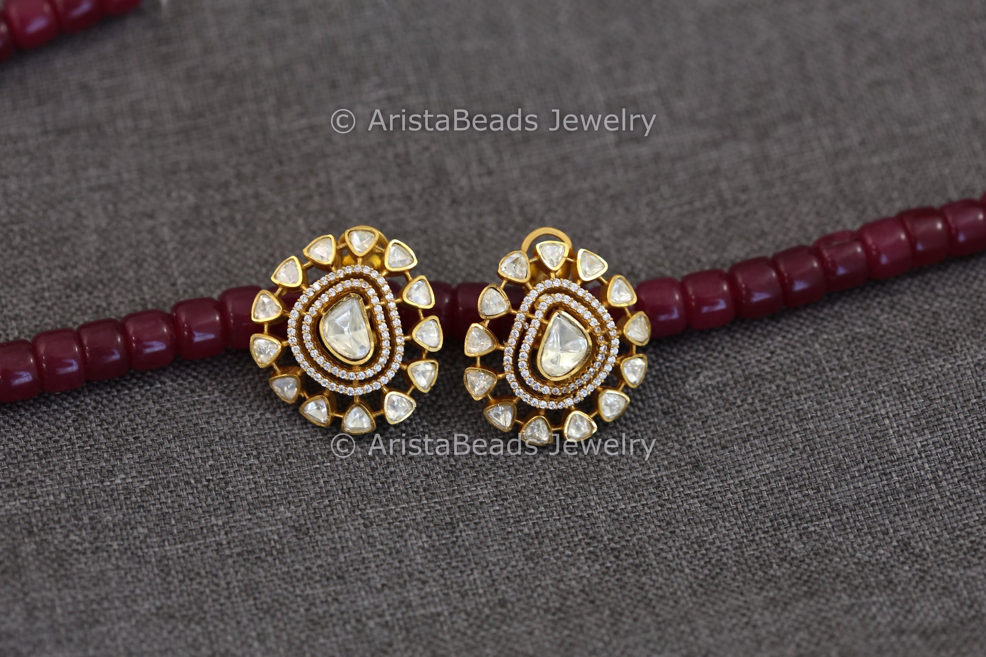 Real Moissanite Studs