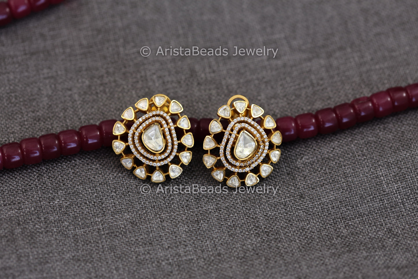 Real Moissanite Studs