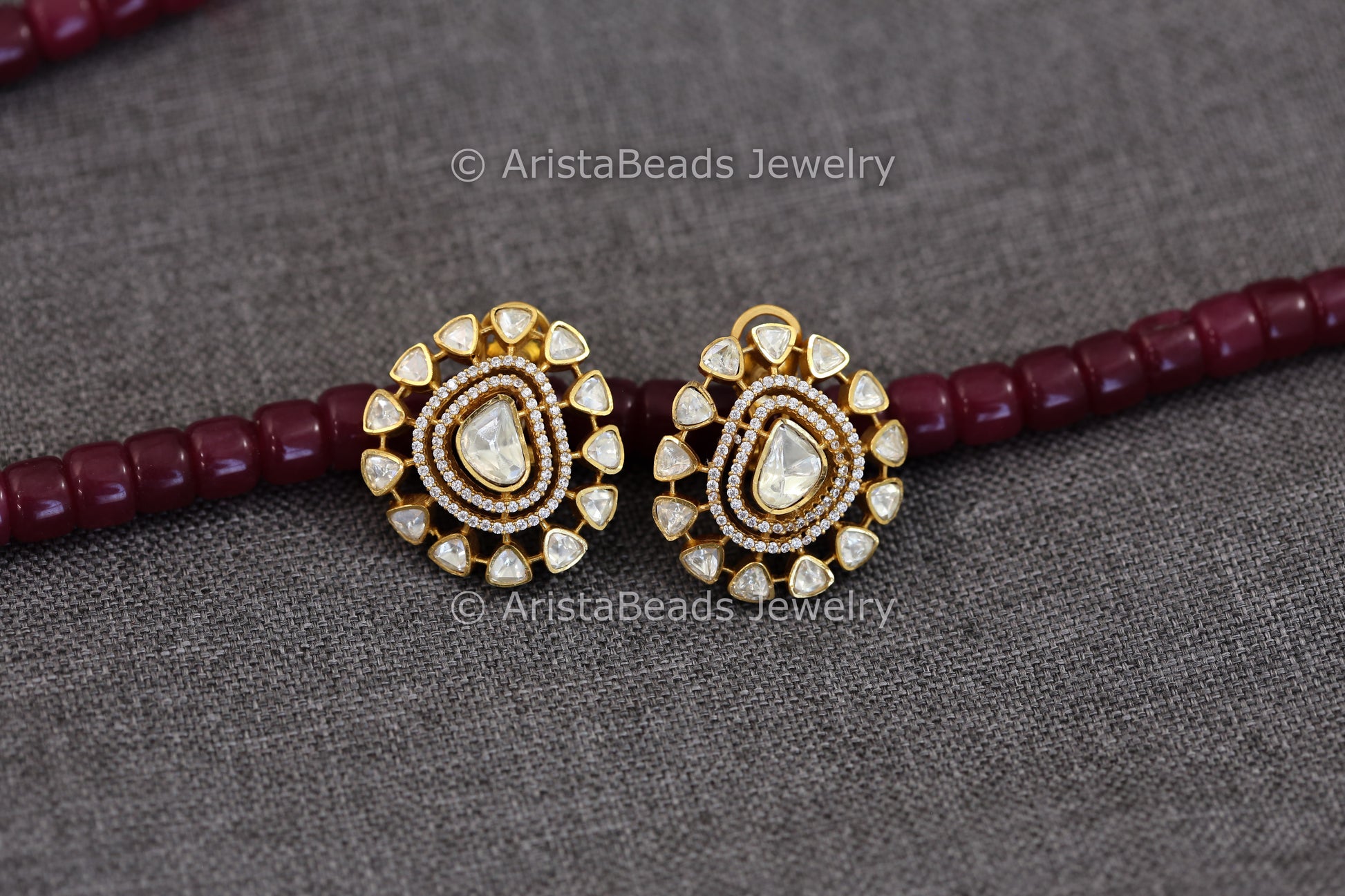 Real Moissanite Studs