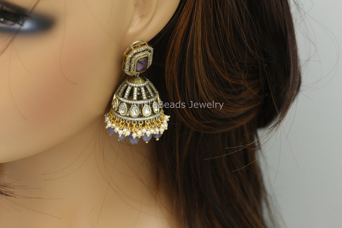 Jhumka - Lavender