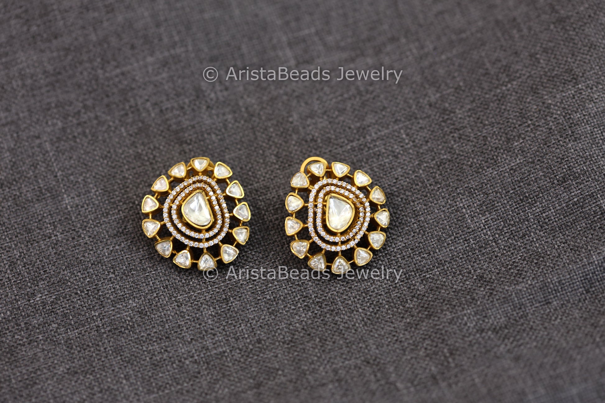 Real Moissanite Studs
