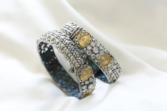 Silver Replica Bangle (Openable) - Clear