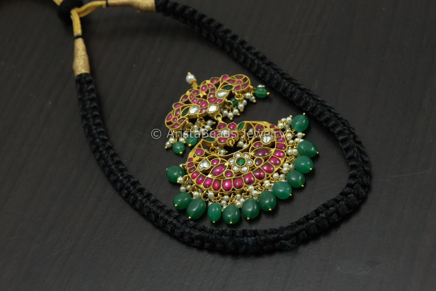 Removable Multicolor Jadau Kundan Necklace