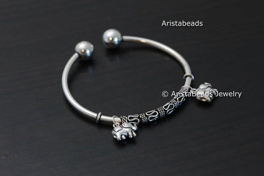 925 Sterling Rawa Work Adjustable Bracelet