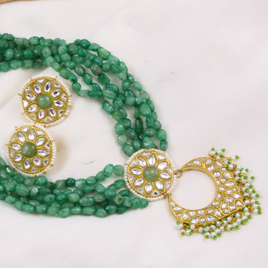 One Of A Kind Jadau Kundan Necklace Set