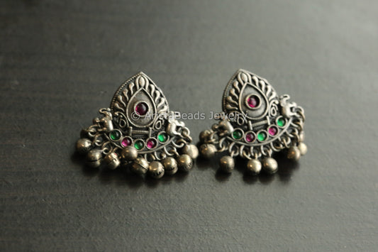 Ruby Green Gungroo Studs