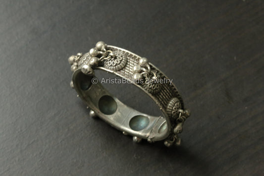 Silver Look Ghungroo Bangle