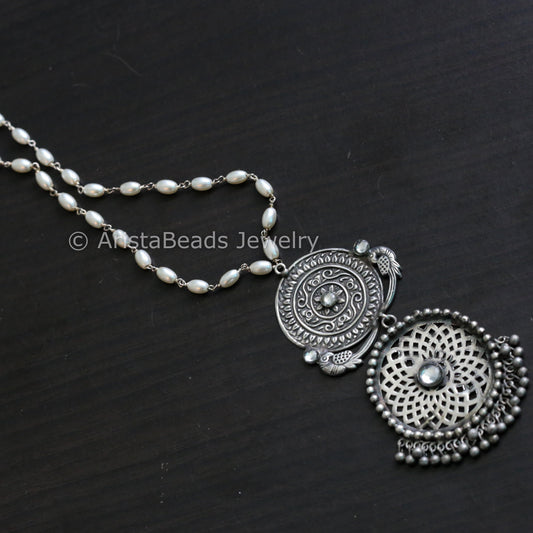 Silver Look Necklace