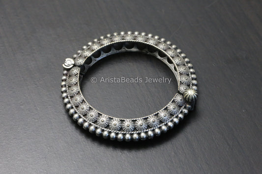 Silver Look  Pacheli Bangle (openable)