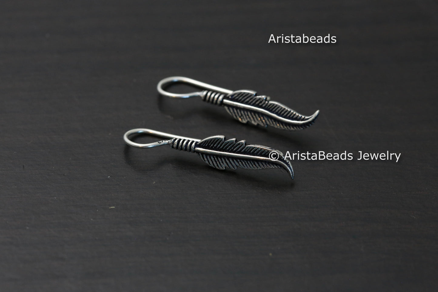 Dainty Sterling Silver Leaf Earrings